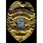 NEWPORT BEACH, CA POLICE OFFICER BADGE PIN